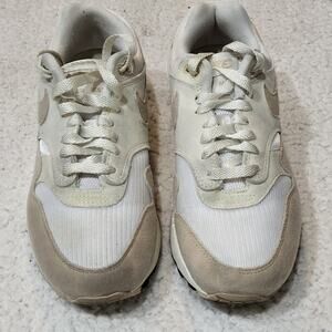 Nike Air Max 1 Essential Shoes DZ2628-101 White women size 8.5